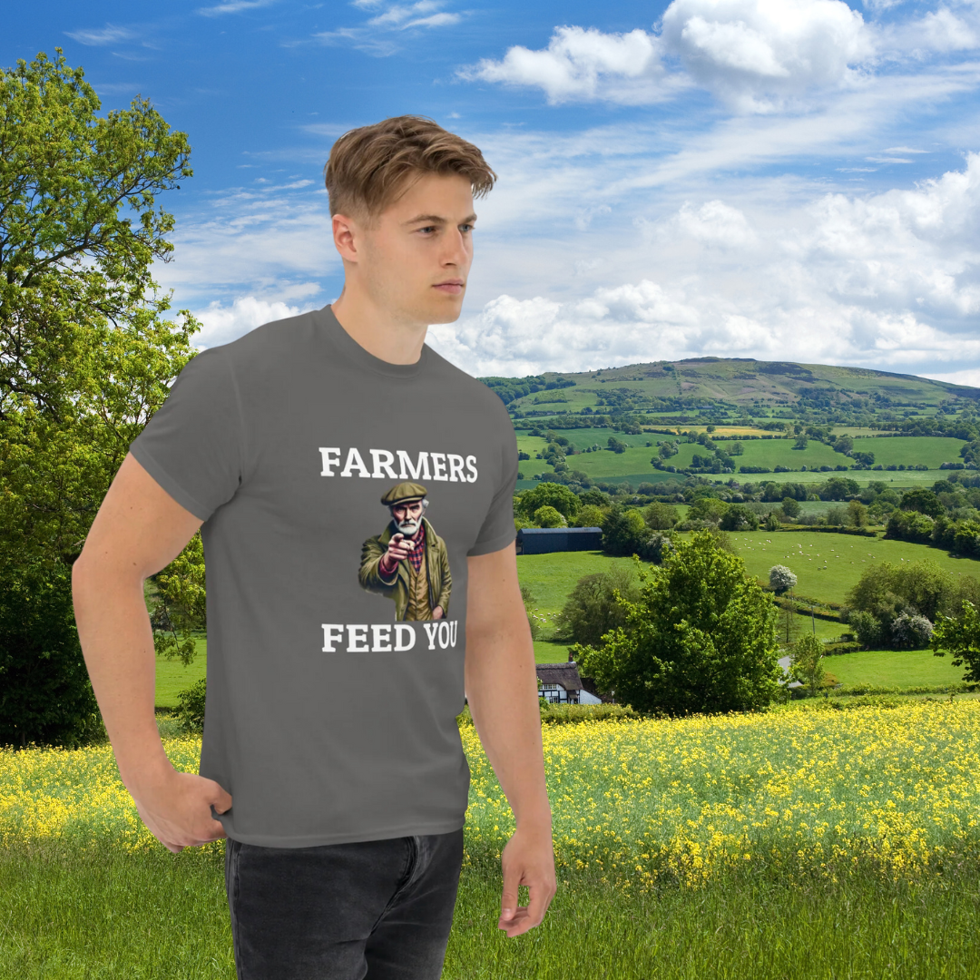 Farmers Feed You | Silhouette | 100% Cotton | Comfortable fit |