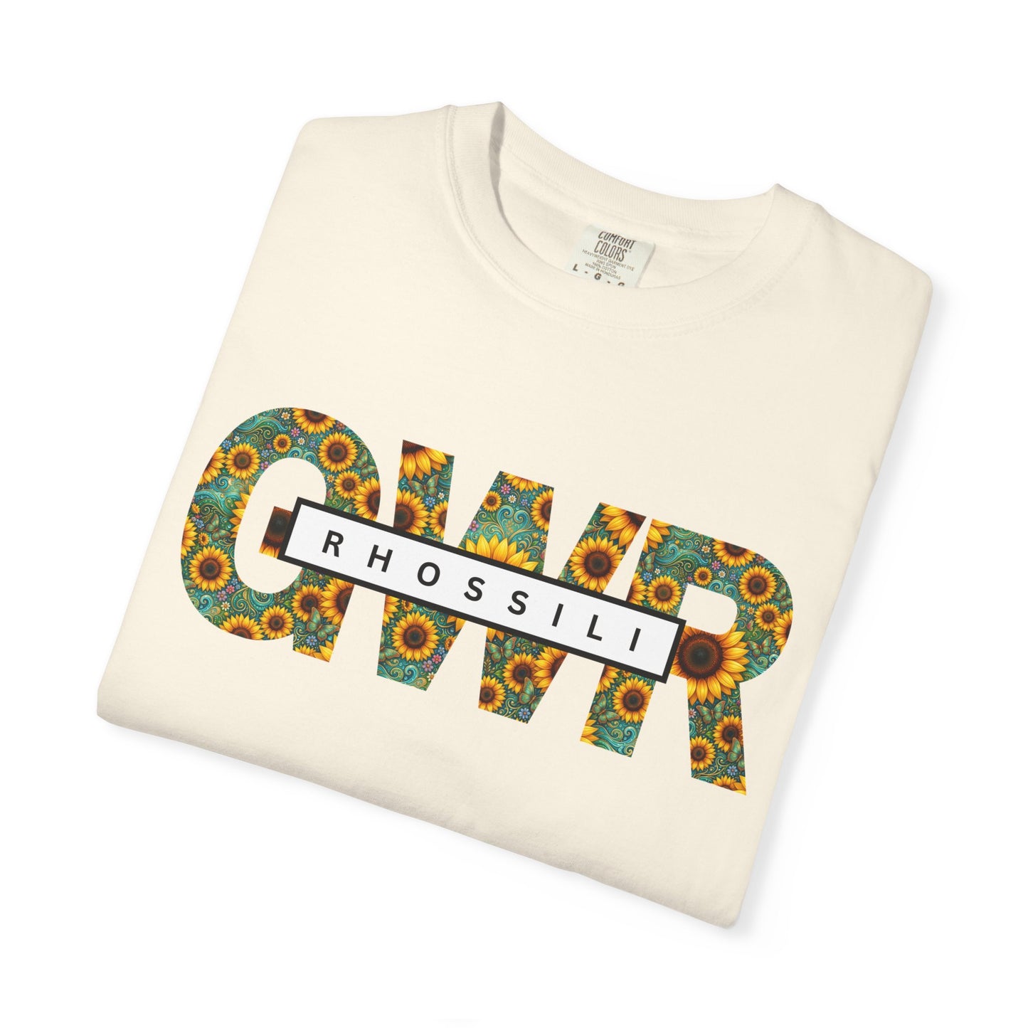 Rhossili Sunflower Fields T-shirt | Gower Landscape Tee