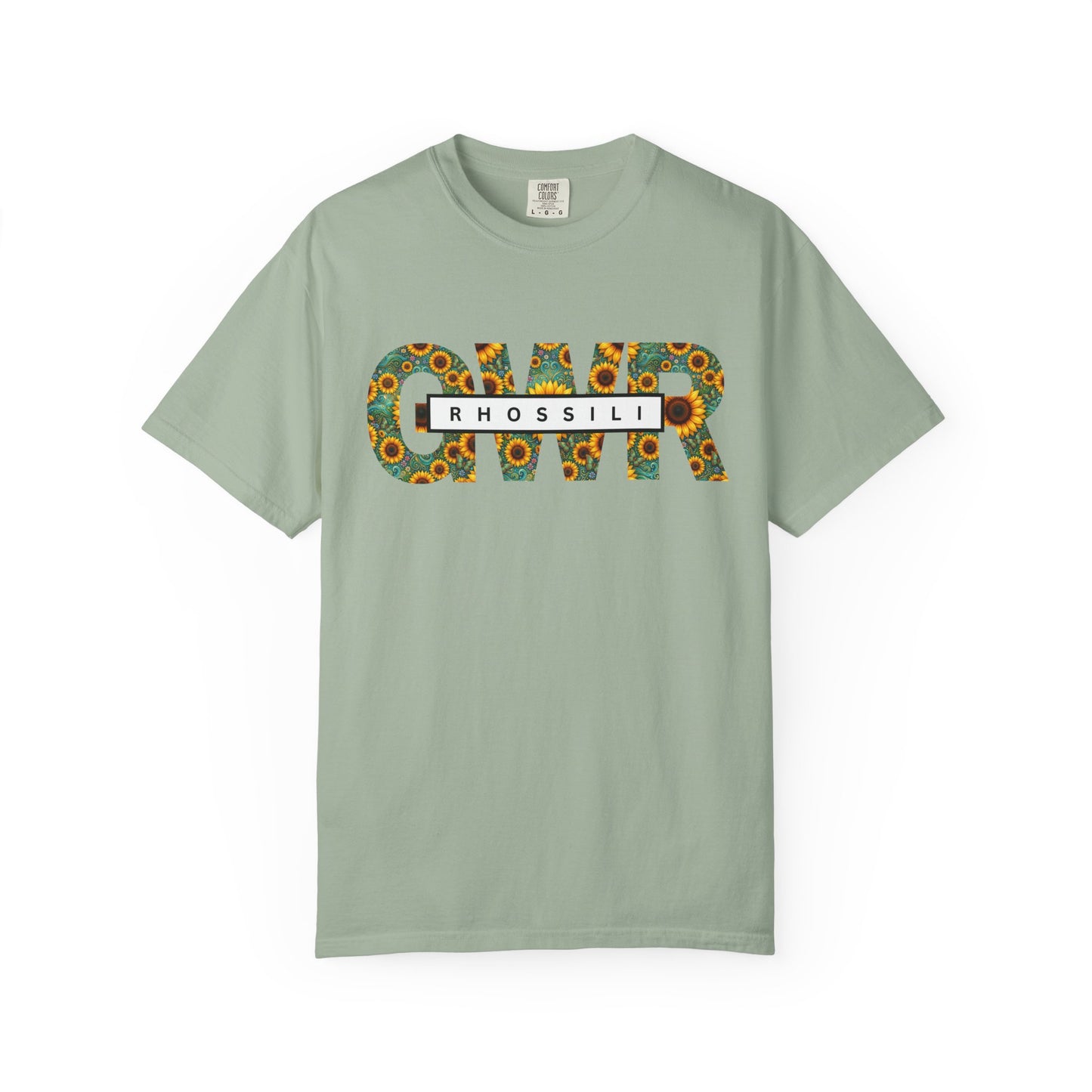 Rhossili Sunflower Fields T-shirt | Gower Landscape Tee