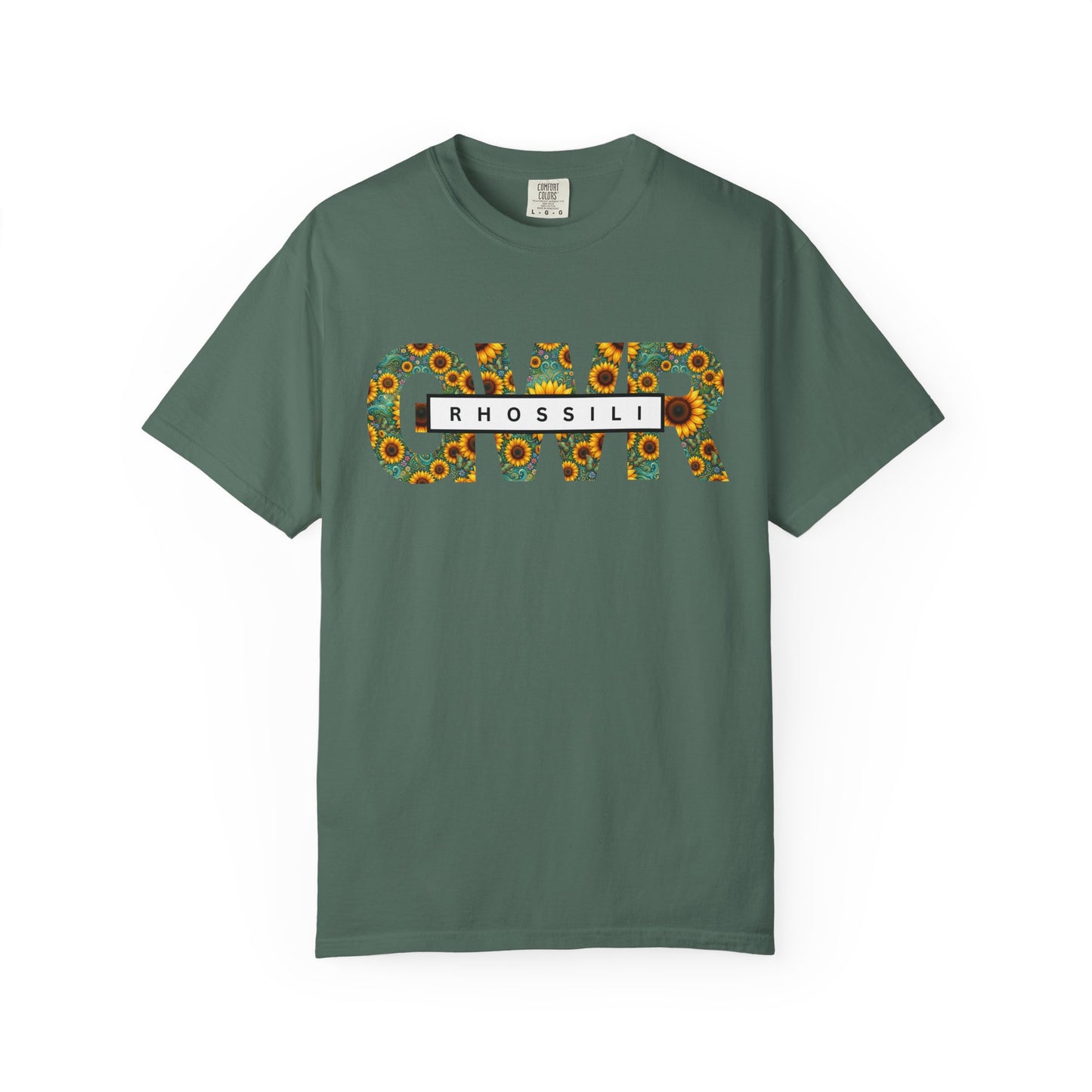 Rhossili Sunflower Fields T-shirt | Gower Landscape Tee