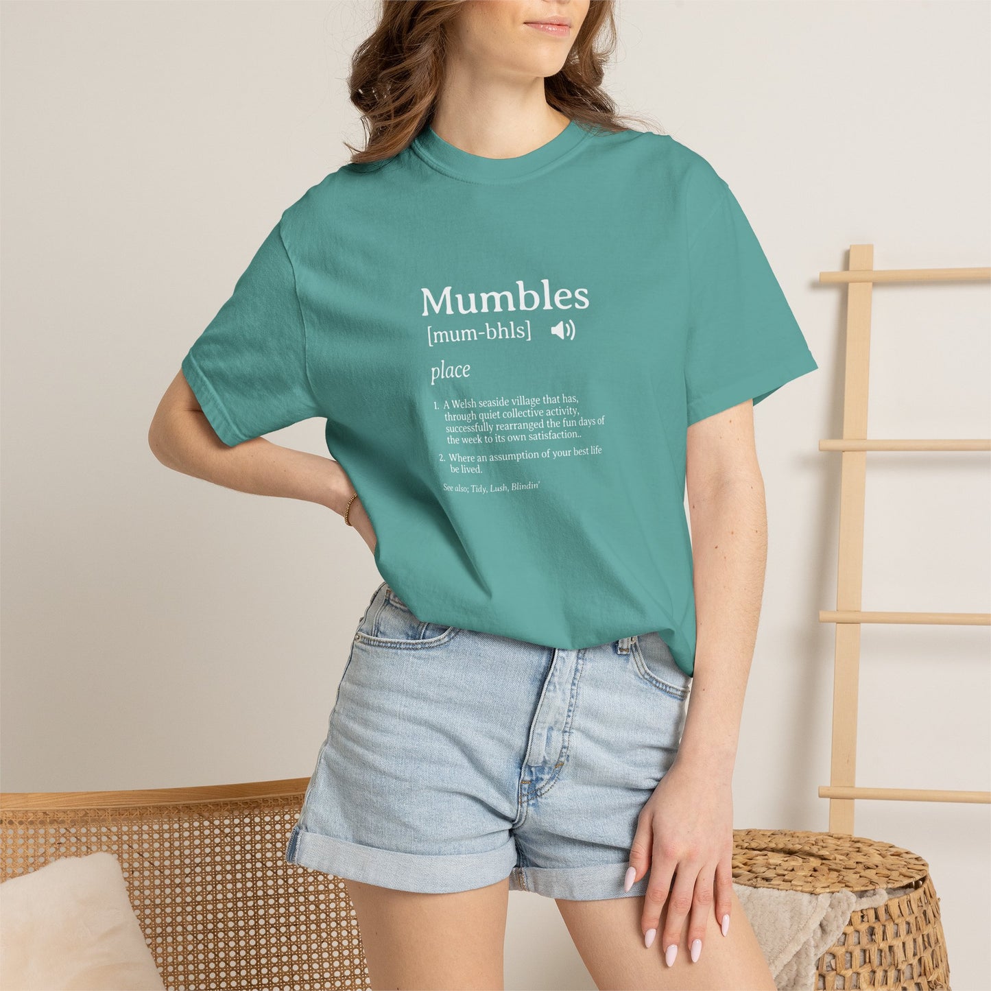 Mumbles | Fake Definition Satire T-shirt | 'Every Day's A Fun Day'
