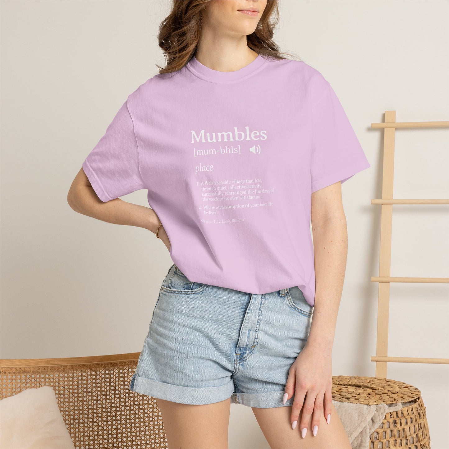 Mumbles | Fake Definition Satire T-shirt | 'Every Day's A Fun Day'