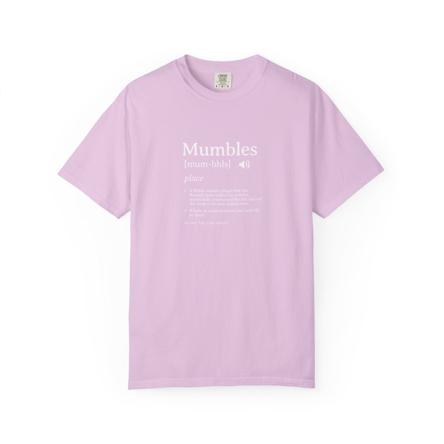 Mumbles | Fake Definition Satire T-shirt | 'Every Day's A Fun Day'