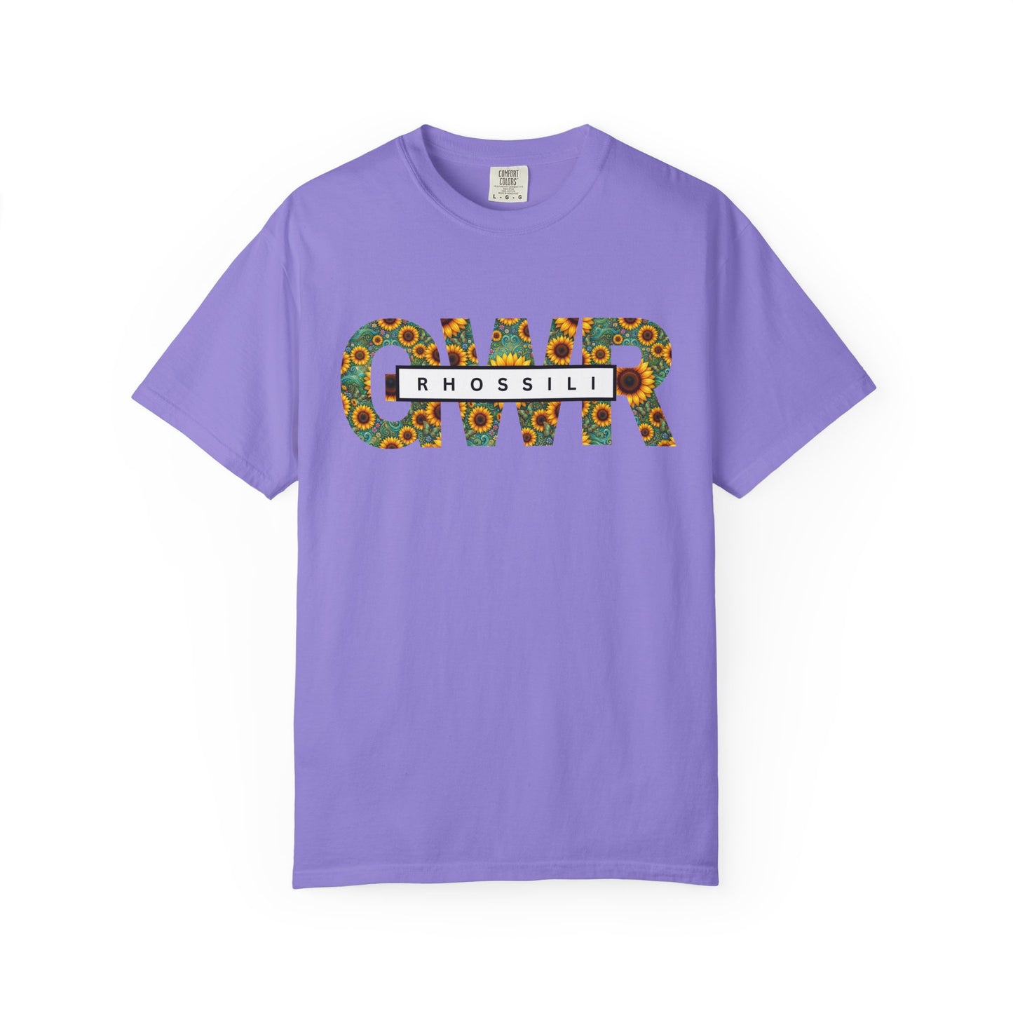 Rhossili Sunflower Fields T-shirt | Gower Landscape Tee
