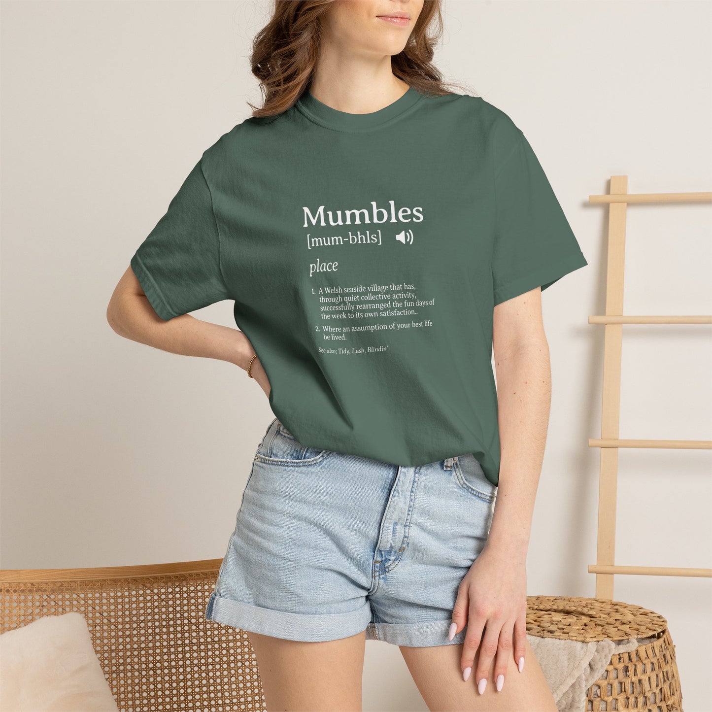 Mumbles | Fake Definition Satire T-shirt | 'Every Day's A Fun Day'