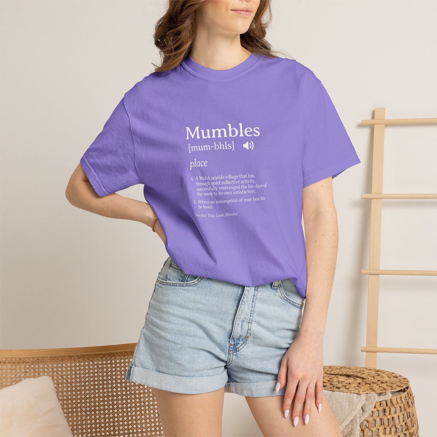 Mumbles | Fake Definition Satire T-shirt | 'Every Day's A Fun Day'