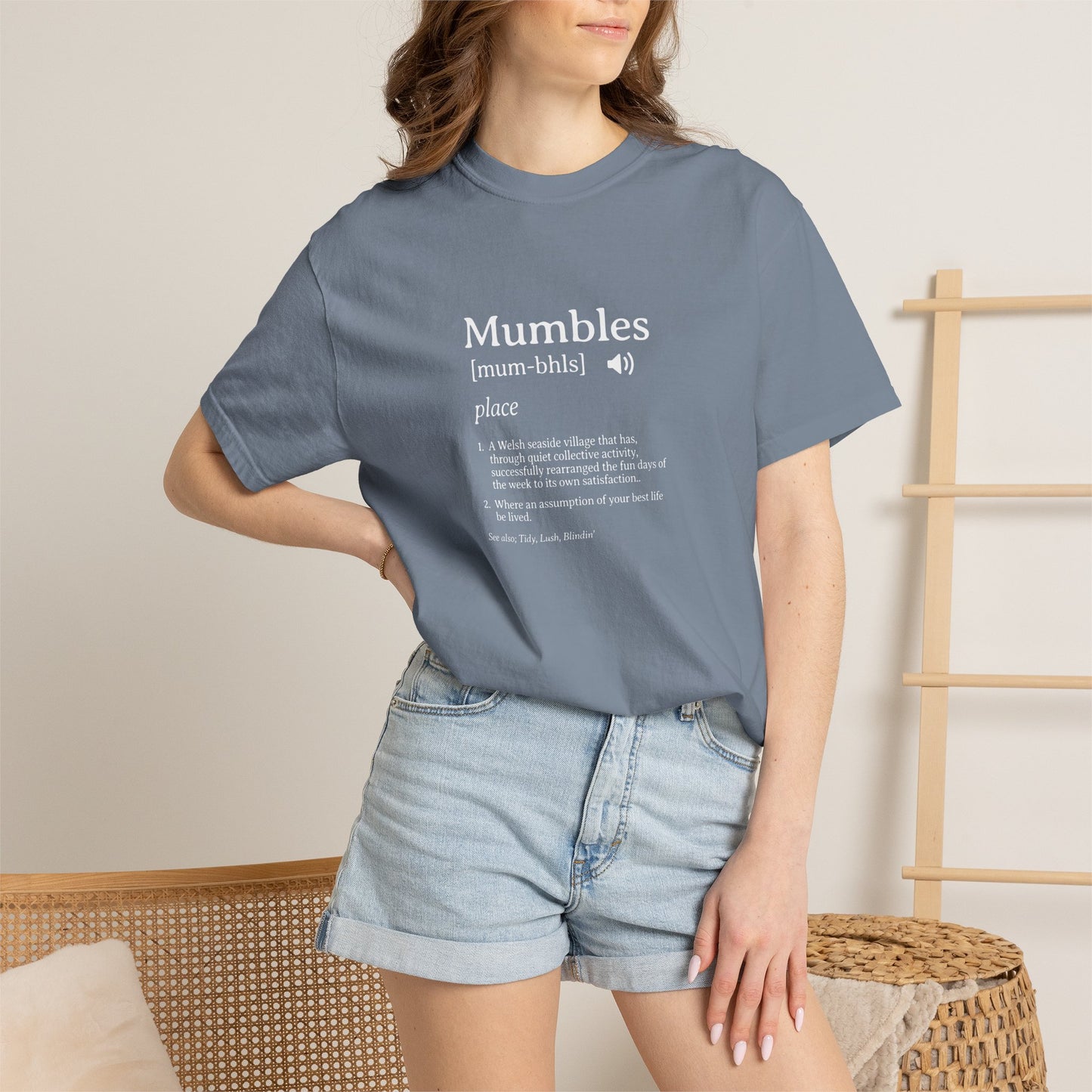 Mumbles | Fake Definition Satire T-shirt | 'Every Day's A Fun Day'