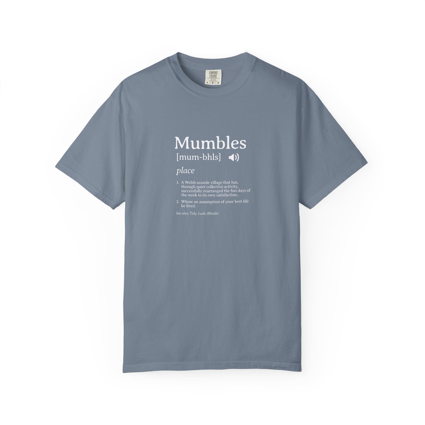 Mumbles | Fake Definition Satire T-shirt | 'Every Day's A Fun Day'