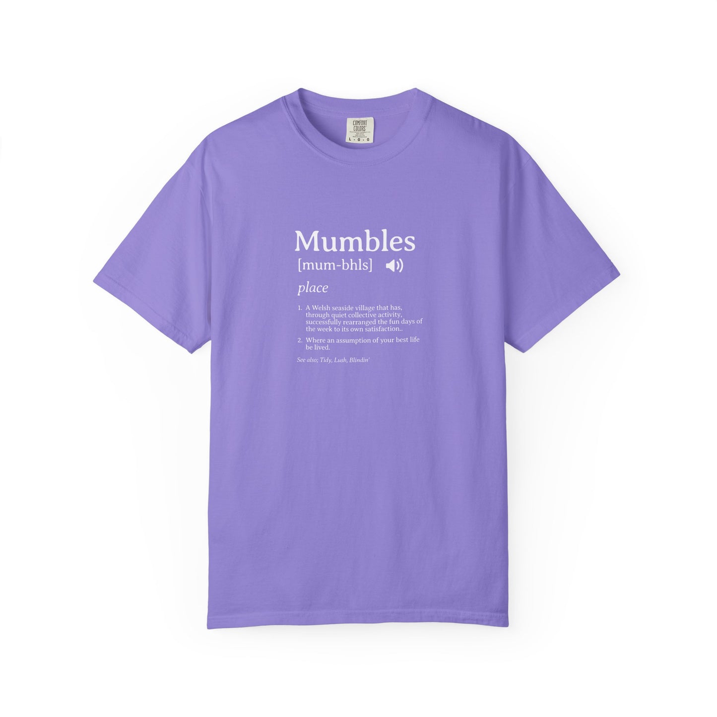 Mumbles | Fake Definition Satire T-shirt | 'Every Day's A Fun Day'