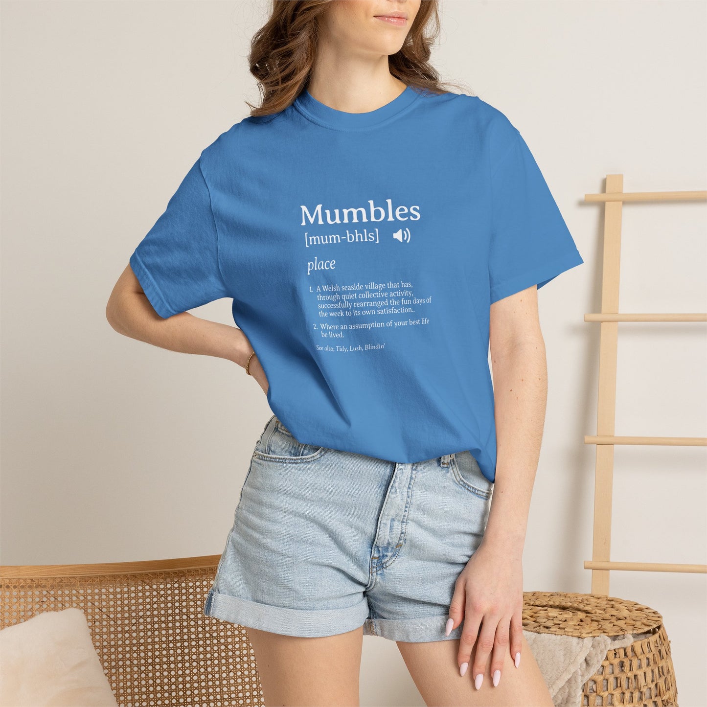 Mumbles | Fake Definition Satire T-shirt | 'Every Day's A Fun Day'