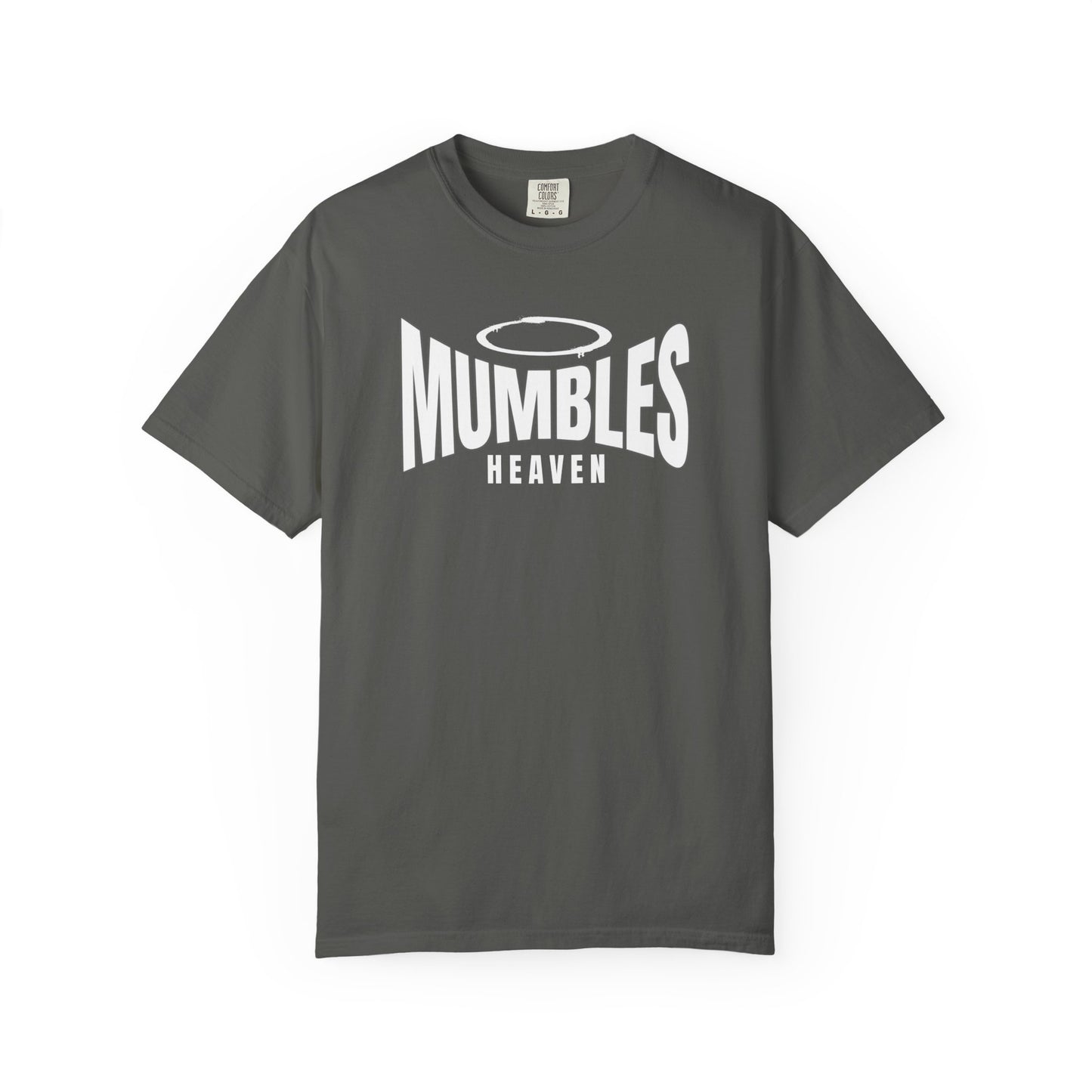 Mumbles Heaven On Earth | Halo T-Shirt | Funny Haloed Character Shirt