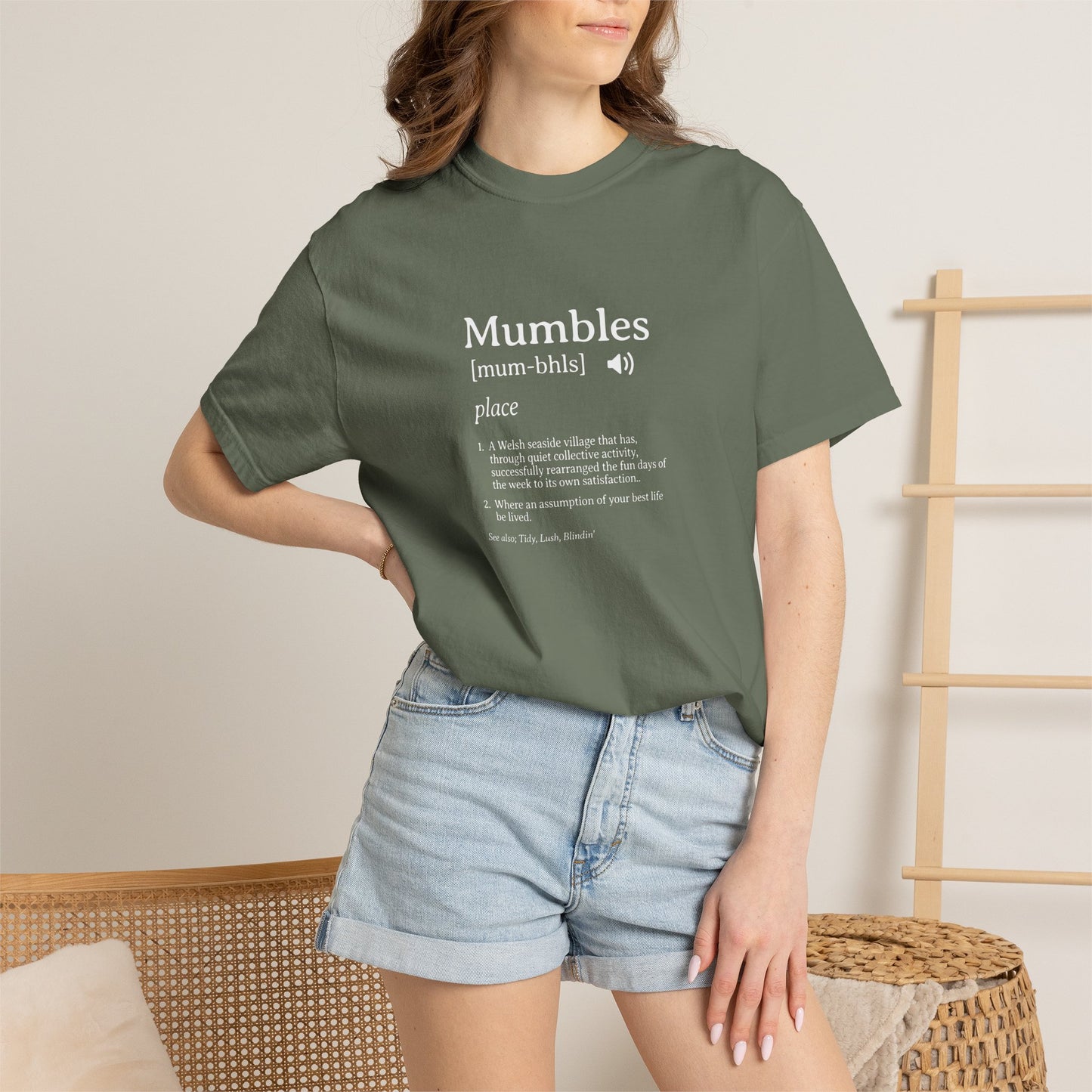 Mumbles | Fake Definition Satire T-shirt | 'Every Day's A Fun Day'