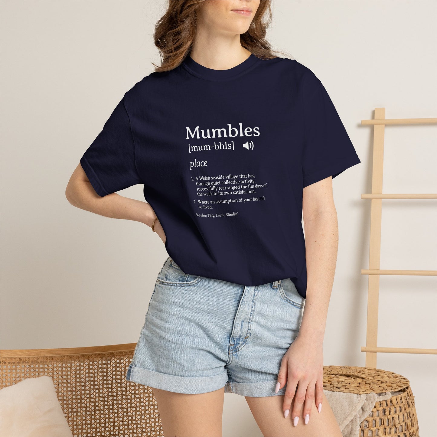 Mumbles | Fake Definition Satire T-shirt | 'Every Day's A Fun Day'
