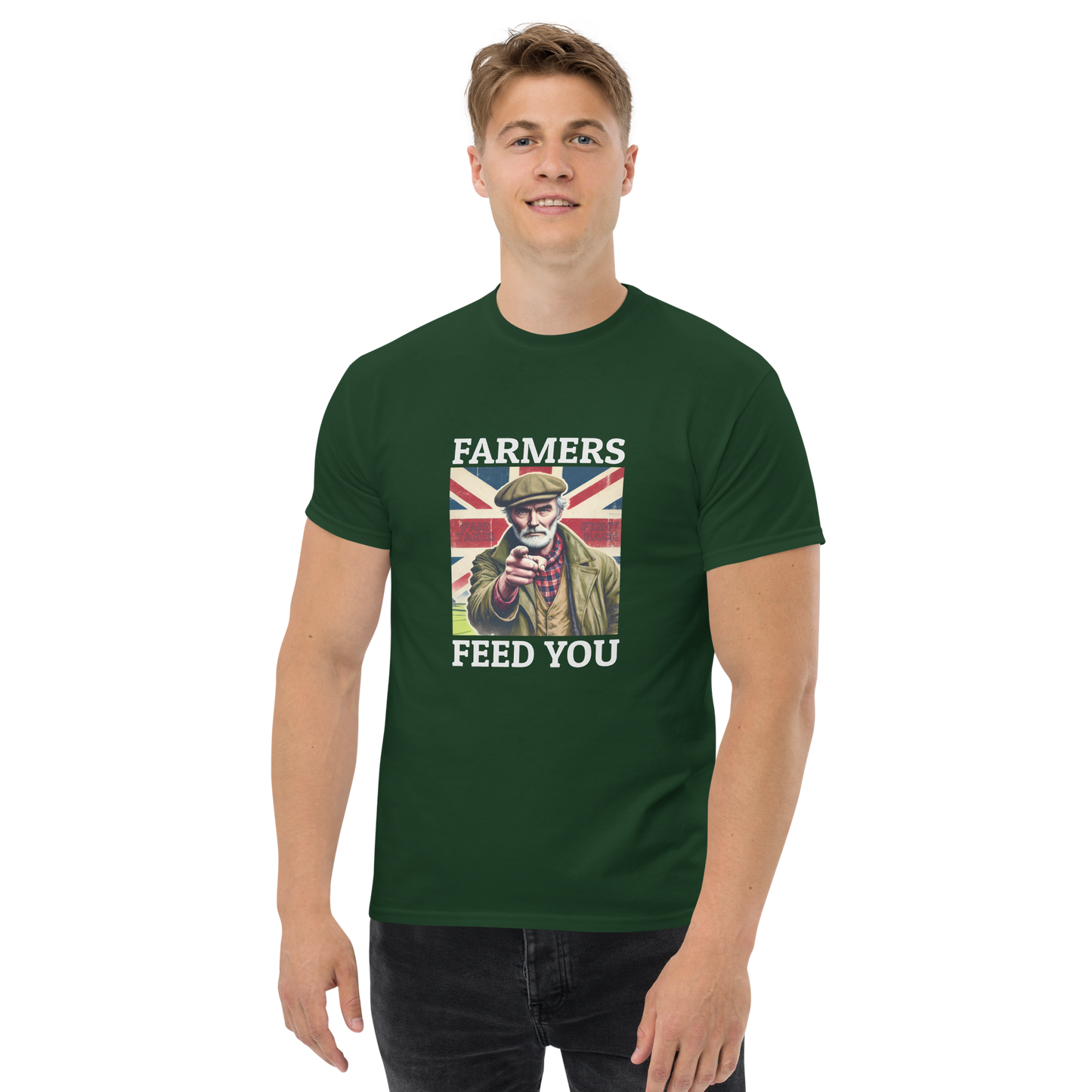 Farmer Feeds You T-Shirt – Support UK Farmers