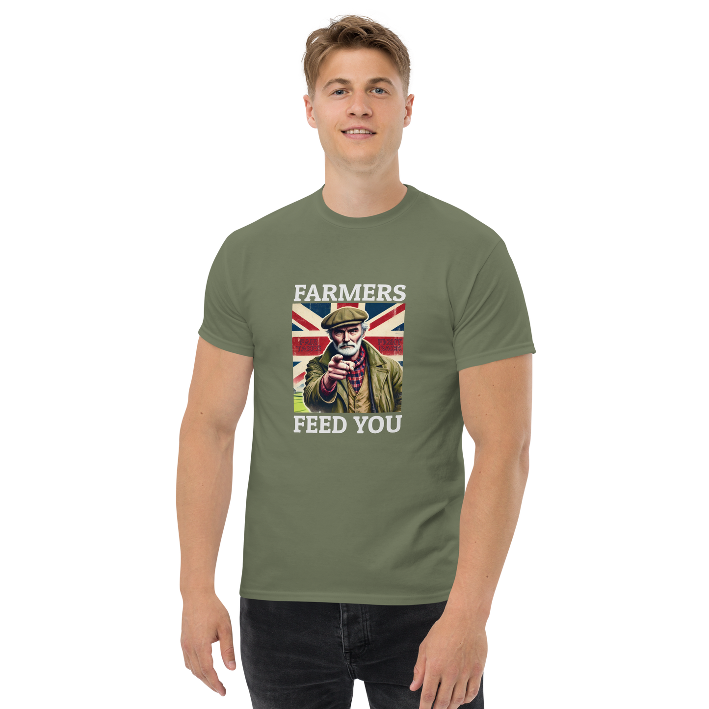 Farmer Feeds You T-Shirt – Support UK Farmers